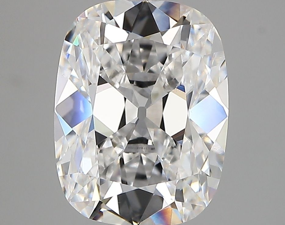 Loose Diamond - CUSHION MODIFIED 3.32ct E VVS2: Loose Diamond - CUSHION MODIFIED 3.32ct E VVS2 Source: This is a real non-mined Diamond that has been grown in a lab Shape: CUSHION MODIFIED Carats: 3.32 Color: E Clarity: VVS2 Certification: IGI Vide