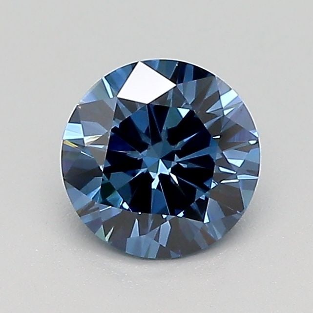 Loose Diamond - ROUND 0.67ct Fancy Deep Blue VS2: Loose Diamond - ROUND 0.67ct Fancy Deep Blue VS2 Source: This is a real non-mined Diamond that has been grown in a lab Shape: ROUND Carats: 0.67 Color: Fancy Deep Blue Certification: IGI Video: