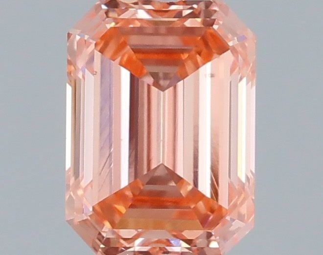 Loose Diamond - EMERALD 1.06ct Fancy Intense Pink VS1: Loose Diamond - EMERALD 1.06ct Fancy Intense Pink VS1 Source: This is a real non-mined Diamond that has been grown in a lab Shape: EMERALD Carats: 1.06 Color: Fancy Intense Pink Certification: IGI Vid