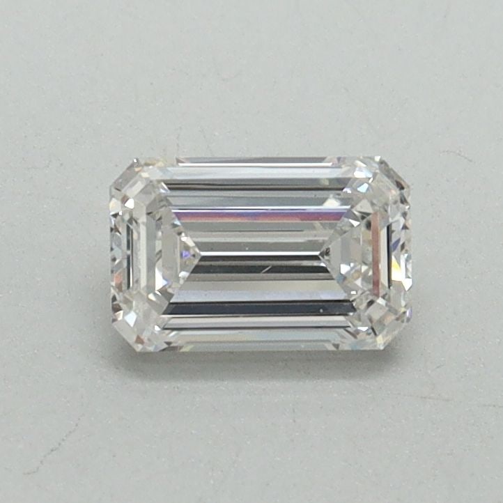 Loose Diamond - EMERALD 0.52ct E VS2: Loose Diamond - EMERALD 0.52ct E VS2 Source: This is a real non-mined Diamond that has been grown in a lab Shape: EMERALD Carats: 0.52 Color: E Clarity: VS2 Certification: IGI Video:
