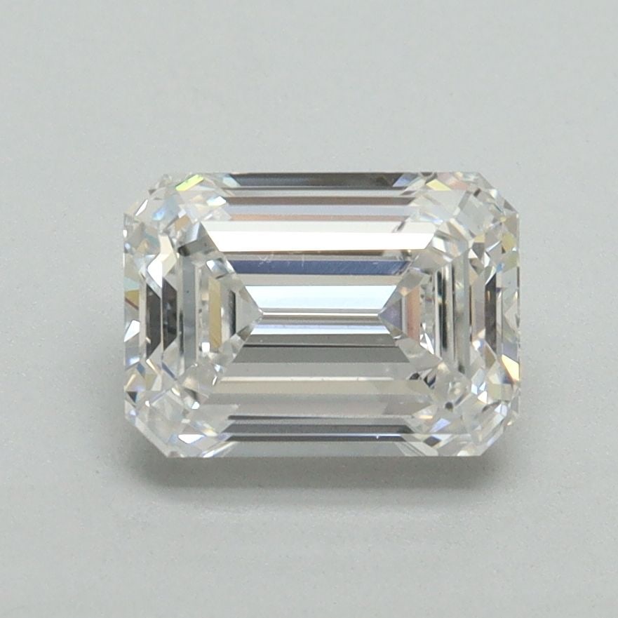 Loose Diamond - EMERALD 1.5ct F VS2: Loose Diamond - EMERALD 1.5ct F VS2 Source: This is a real non-mined Diamond that has been grown in a lab Shape: EMERALD Carats: 1.5 Color: F Clarity: VS2 Certification: NONE Video: