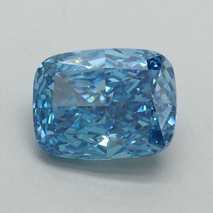 Loose Diamond - CUSHION MODIFIED 1.51ct Fancy Vivid Blue SI1 (1 of 1)