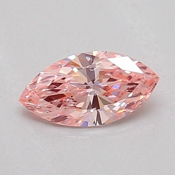 Loose Diamond - MARQUISE 0.23ct Fancy Vivid Pink VS1: Loose Diamond - MARQUISE 0.23ct Fancy Vivid Pink VS1 Source: This is a real non-mined Diamond that has been grown in a lab Shape: MARQUISE Carats: 0.23 Color: Fancy Vivid Pink Certification: IGI PLEAS