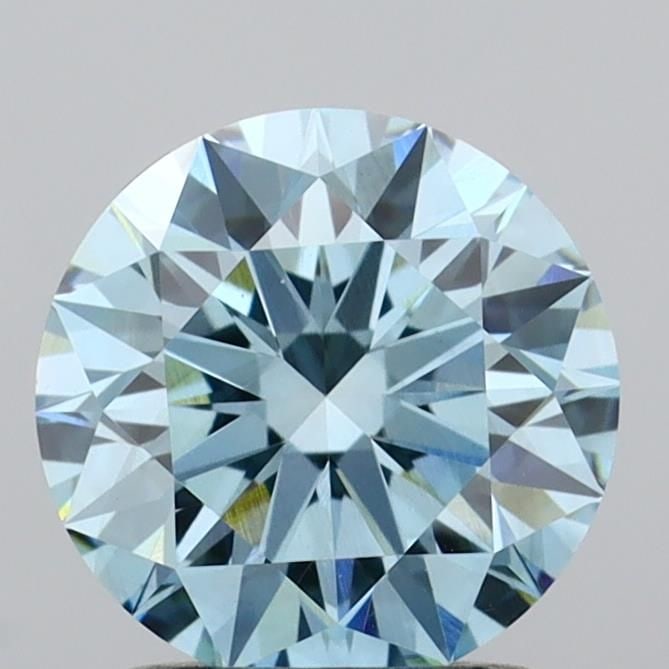 Ideal Loose Diamond - ROUND 1.54ct Fancy Vivid Blue VS1: Ideal Loose Diamond - ROUND 1.54ct Fancy Vivid Blue VS1 Source: This is a real non-mined Diamond that has been grown in a lab Shape: ROUND Carats: 1.54 Color: Fancy Vivid Blue Certification: IGI Video