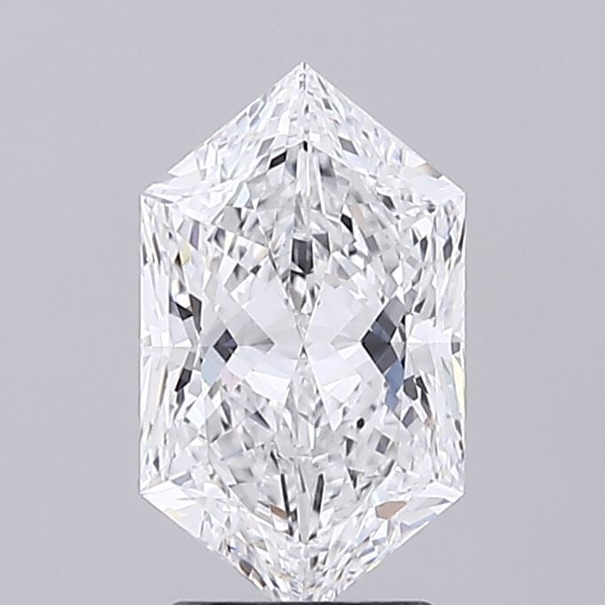 Loose Diamond - HEXAGONAL 2.53ct D VVS2: Loose Diamond - HEXAGONAL 2.53ct D VVS2 Source: This is a real non-mined Diamond that has been grown in a lab Shape: HEXAGONAL Carats: 2.53 Color: D Clarity: VVS2 Certification: IGI Video: