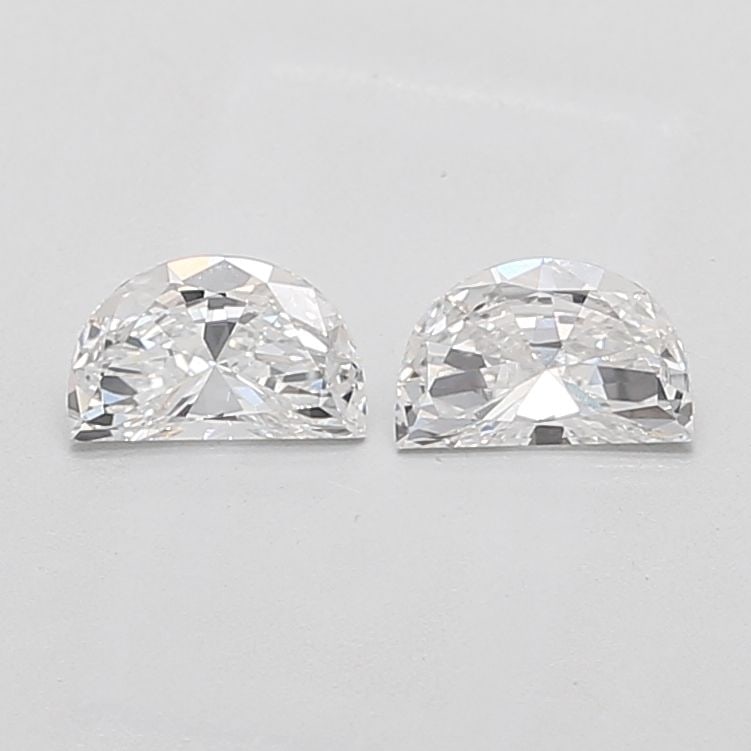 Loose Diamond - HALF MOON 0.27ct E VVS2: Loose Diamond - HALF MOON 0.27ct E VVS2 Source: This is a real non-mined Diamond that has been grown in a lab Shape: HALF MOON Carats: 0.27 Color: E Clarity: VVS2 Certification: NONE Video: