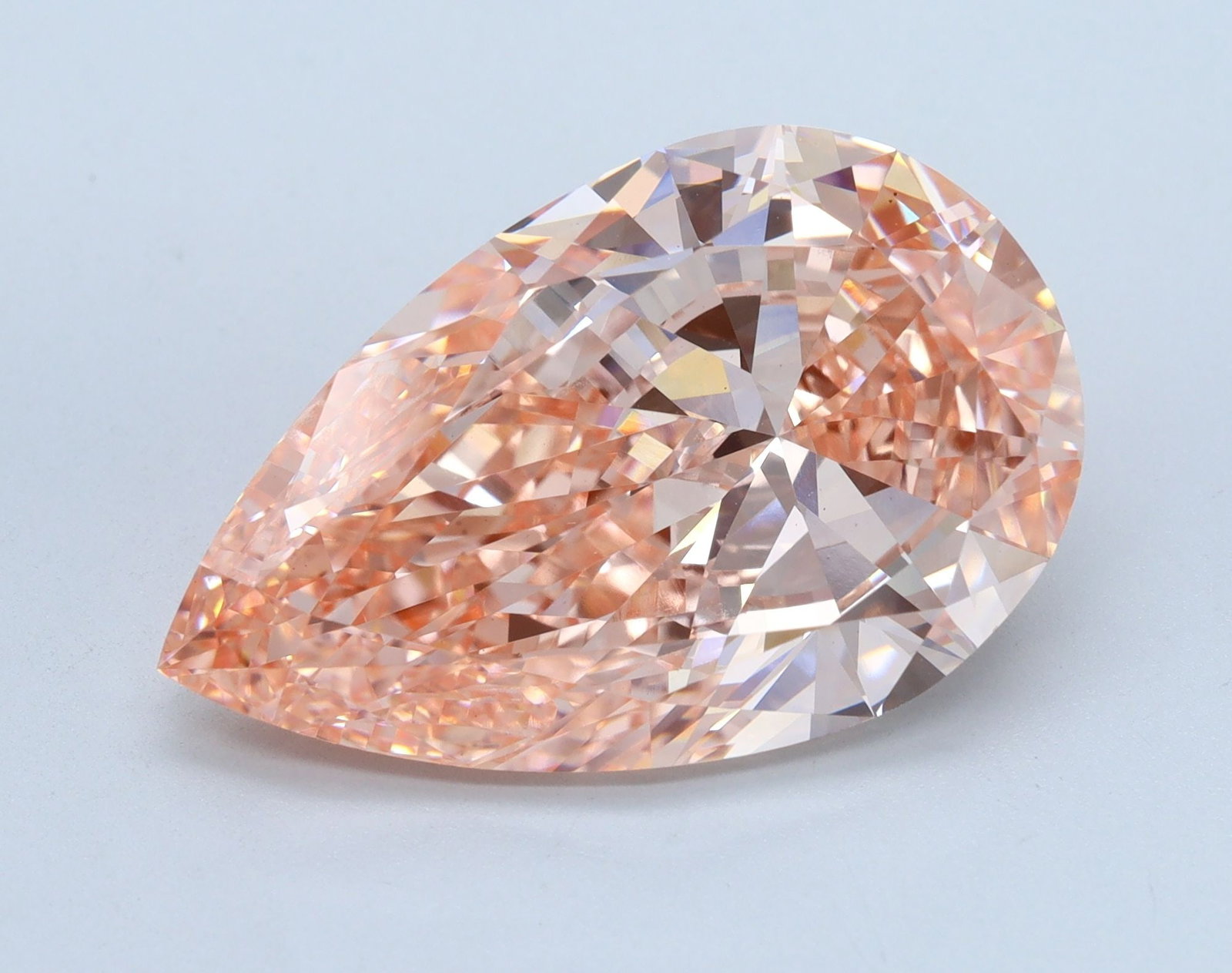 Loose Diamond - PEAR 10.02ct Fancy Vivid Pink VS1: Loose Diamond - PEAR 10.02ct Fancy Vivid Pink VS1 Source: This is a real non-mined Diamond that has been grown in a lab Shape: PEAR Carats: 10.02 Color: Fancy Vivid Pink Certification: IGI Video: