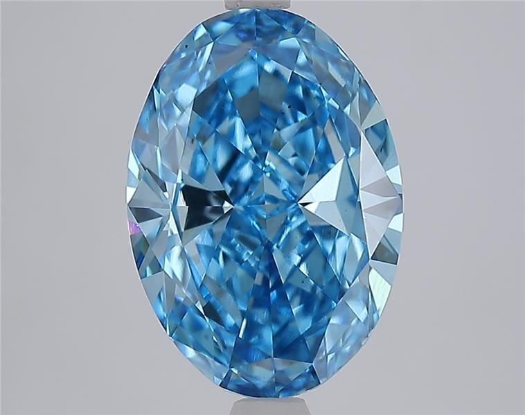 Loose Diamond - OVAL 3.52ct Fancy Vivid Blue VS2: Loose Diamond - OVAL 3.52ct Fancy Vivid Blue VS2 Source: This is a real non-mined Diamond that has been grown in a lab Shape: OVAL Carats: 3.52 Color: Fancy Vivid Blue Certification: IGI Video: Video
