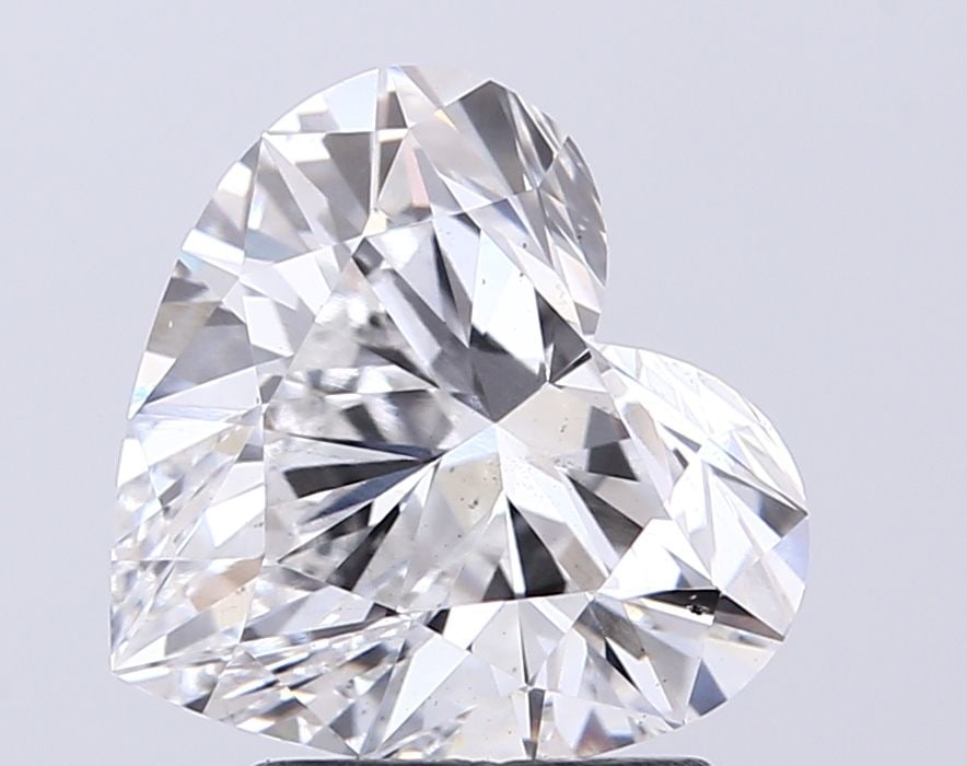 Loose Diamond - HEART 2.15ct E VS2: Loose Diamond - HEART 2.15ct E VS2 Source: This is a real non-mined Diamond that has been grown in a lab Shape: HEART Carats: 2.15 Color: E Clarity: VS2 Certification: IGI Video: