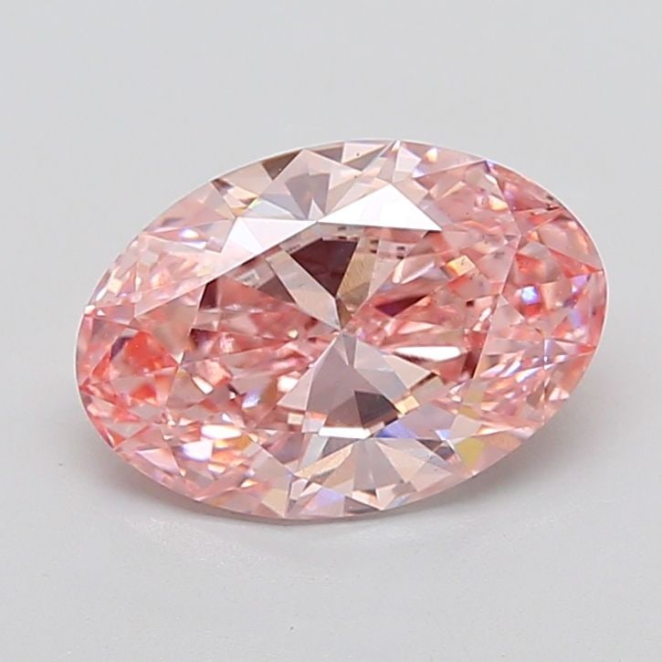 Loose Diamond - OVAL 4.02ct Fancy Vivid Pink VS2: Loose Diamond - OVAL 4.02ct Fancy Vivid Pink VS2 Source: This is a real non-mined Diamond that has been grown in a lab Shape: OVAL Carats: 4.02 Color: Fancy Vivid Pink Certification: IGI Video:
