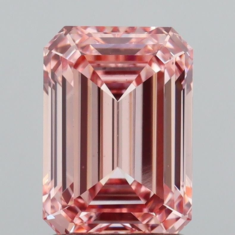 Loose Diamond - EMERALD 1.78ct Fancy Intense Pink VS1 (1 of 1)