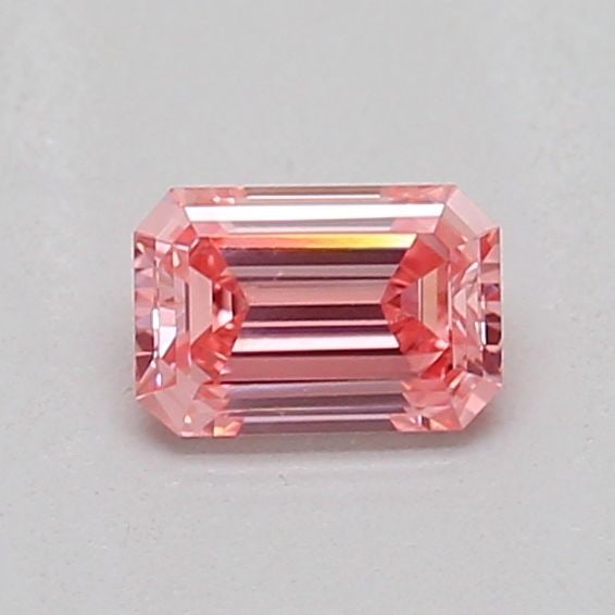 Loose Diamond - EMERALD 0.24ct Fancy Intense Pink VVS2: Loose Diamond - EMERALD 0.24ct Fancy Intense Pink VVS2 Source: This is a real non-mined Diamond that has been grown in a lab Shape: EMERALD Carats: 0.24 Color: Fancy Intense Pink Certification: IGI PL