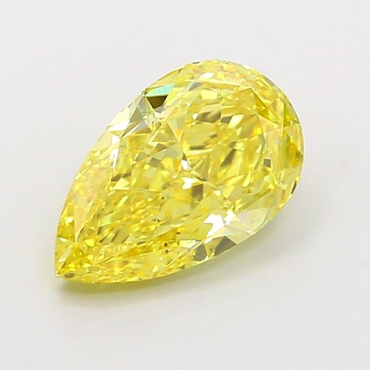 Loose Diamond - PEAR 1.77ct Fancy Vivid Yellow VS2: Loose Diamond - PEAR 1.77ct Fancy Vivid Yellow VS2 Source: This is a real non-mined Diamond that has been grown in a lab Shape: PEAR Carats: 1.77 Color: Fancy Vivid Yellow Certification: IGI Video: