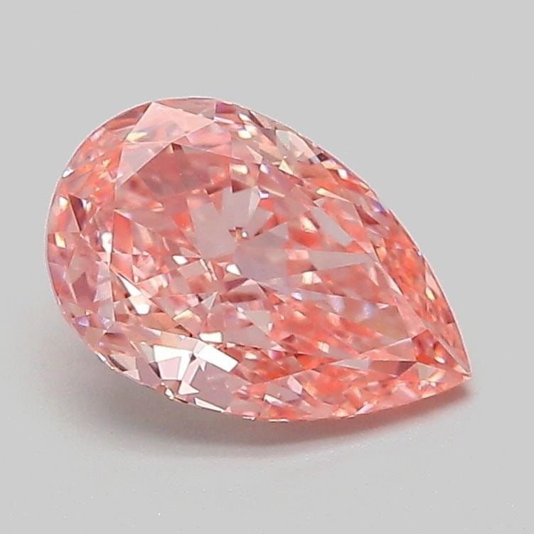 Loose Diamond - PEAR 1.35ct Fancy Vivid Pink VVS2: Loose Diamond - PEAR 1.35ct Fancy Vivid Pink VVS2 Source: This is a real non-mined Diamond that has been grown in a lab Shape: PEAR Carats: 1.35 Color: Fancy Vivid Pink Certification: IGI Video: