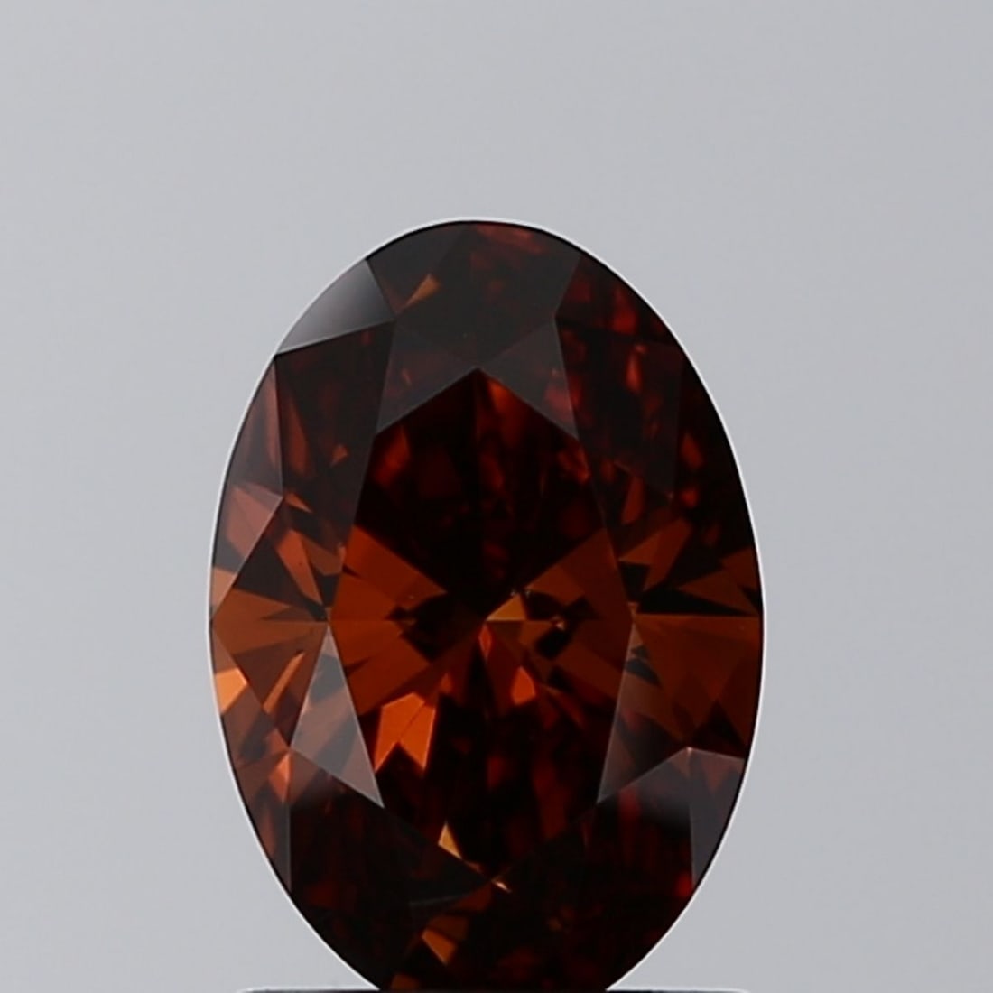Loose Diamond - OVAL 1.1ct Fancy Deep Orangey Brown VS1: Loose Diamond - OVAL 1.1ct Fancy Deep Orangey Brown VS1 Source: This is a real non-mined Diamond that has been grown in a lab Shape: OVAL Carats: 1.1 Color: Fancy Deep Orangey Brown Certification: IGI
