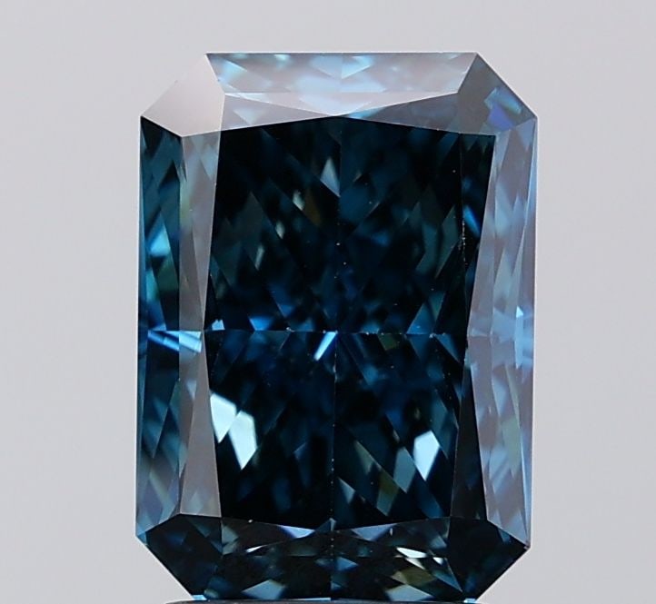 Loose Diamond - RADIANT 3.03ct Fancy Deep Greenish Blue VS1: Loose Diamond - RADIANT 3.03ct Fancy Deep Greenish Blue VS1 Source: This is a real non-mined Diamond that has been grown in a lab Shape: RADIANT Carats: 3.03 Color: Fancy Deep Greenish Blue Certificat