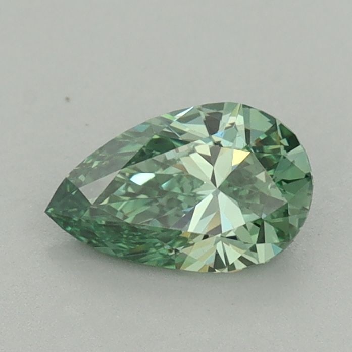 Loose Diamond - PEAR 0.62ct Fancy Vivid Green VS1: Loose Diamond - PEAR 0.62ct Fancy Vivid Green VS1 Source: This is a real non-mined Diamond that has been grown in a lab Shape: PEAR Carats: 0.62 Color: Fancy Vivid Green Certification: IGI Video: