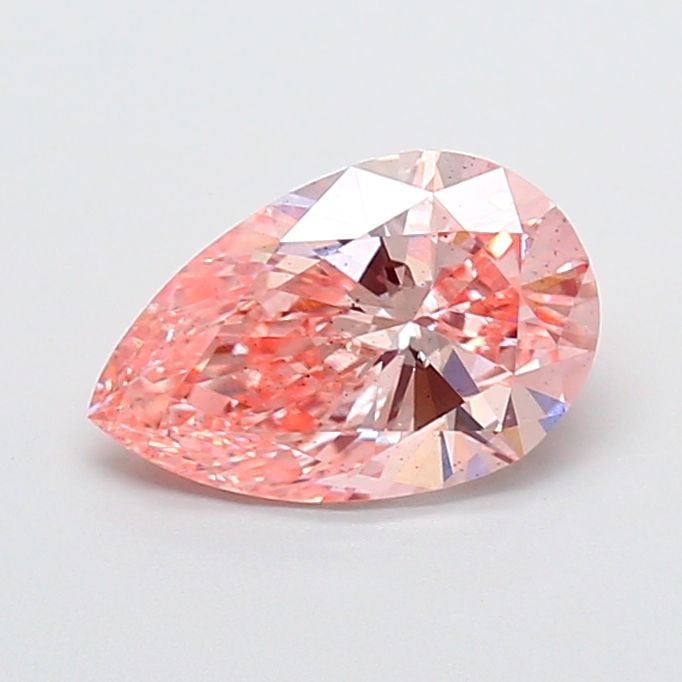 Loose Diamond - PEAR 2.01ct Fancy Vivid Pink SI1: Loose Diamond - PEAR 2.01ct Fancy Vivid Pink SI1 Source: This is a real non-mined Diamond that has been grown in a lab Shape: PEAR Carats: 2.01 Color: Fancy Vivid Pink Certification: IGI Video: