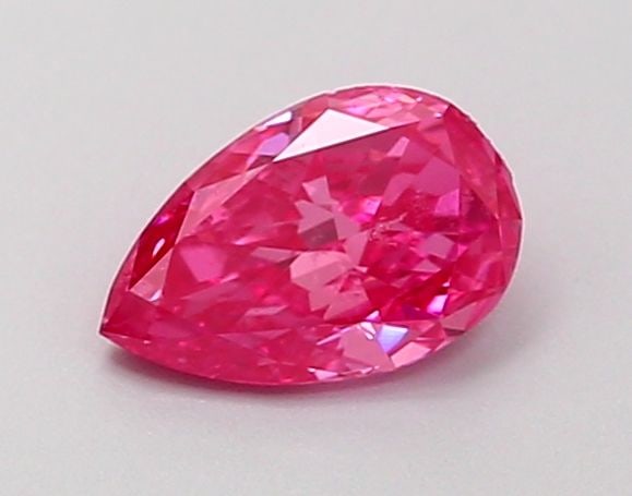 Loose Diamond - PEAR 0.38ct Fancy Vivid Pink VS1: Loose Diamond - PEAR 0.38ct Fancy Vivid Pink VS1 Source: This is a real non-mined Diamond that has been grown in a lab Shape: PEAR Carats: 0.38 Color: Fancy Vivid Pink Certification: NONE Video: