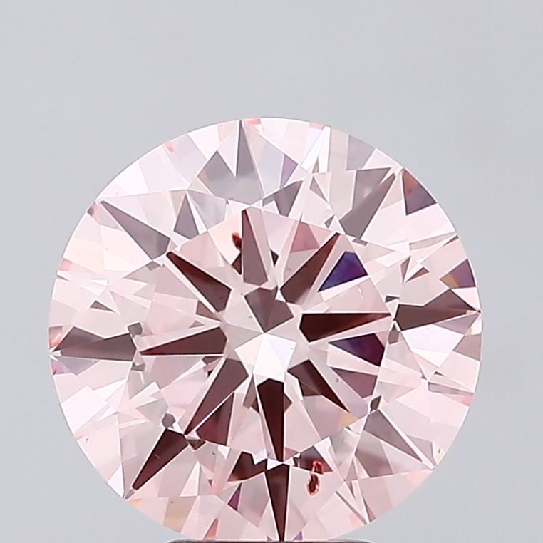 Loose Diamond - ROUND 5.0ct Fancy Vivid Pink SI1: Loose Diamond - ROUND 5.0ct Fancy Vivid Pink SI1 Source: This is a real non-mined Diamond that has been grown in a lab Shape: ROUND Carats: 5.0 Color: Fancy Vivid Pink Certification: IGI Video: