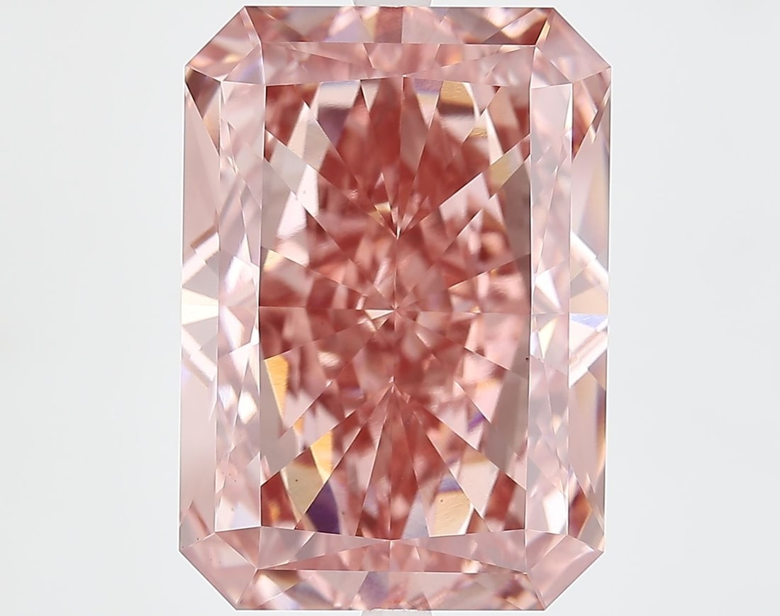 Loose Diamond - RADIANT 13.05ct Fancy Vivid Pink VS1: Loose Diamond - RADIANT 13.05ct Fancy Vivid Pink VS1 Source: This is a real non-mined Diamond that has been grown in a lab Shape: RADIANT Carats: 13.05 Color: Fancy Vivid Pink Certification: IGI Video