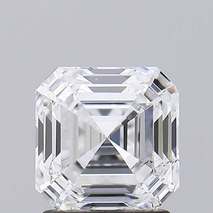 Loose Diamond - SQUARE EMERALD 1.8ct E SI2: Loose Diamond - SQUARE EMERALD 1.8ct E SI2 Source: This is a real non-mined Diamond that has been grown in a lab Shape: SQUARE EMERALD Carats: 1.8 Color: E Clarity: SI2 Certification: IGI Video: