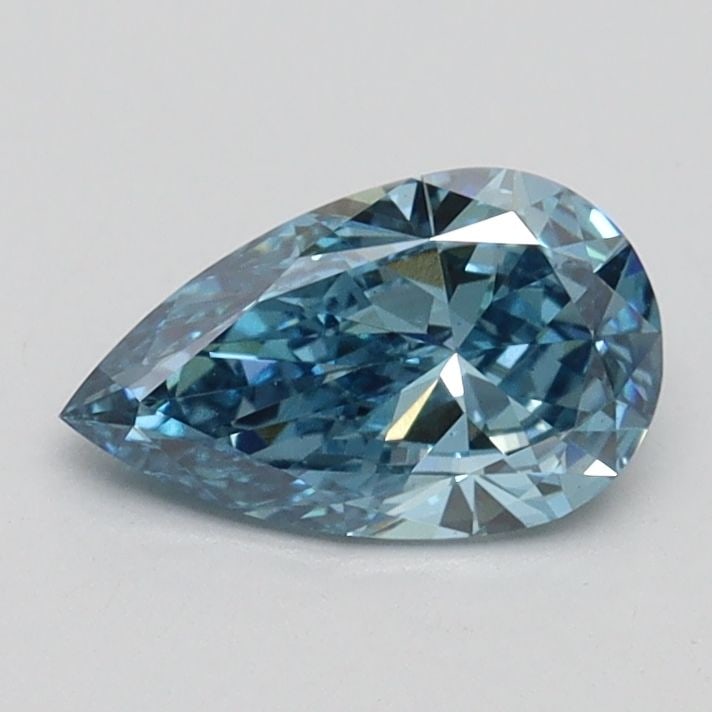 Loose Diamond - PEAR 0.7ct Fancy Vivid Blue VS1: Loose Diamond - PEAR 0.7ct Fancy Vivid Blue VS1 Source: This is a real non-mined Diamond that has been grown in a lab Shape: PEAR Carats: 0.7 Color: Fancy Vivid Blue Certification: IGI Video: