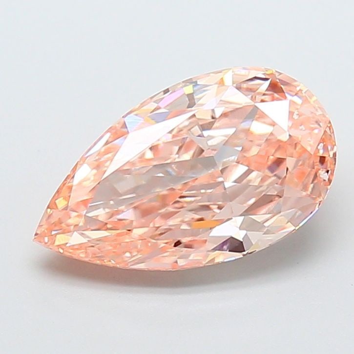 Loose Diamond - PEAR 3.06ct Fancy Intense Pink VVS2: Loose Diamond - PEAR 3.06ct Fancy Intense Pink VVS2 Source: This is a real non-mined Diamond that has been grown in a lab Shape: PEAR Carats: 3.06 Color: Fancy Intense Pink Certification: IGI Video: