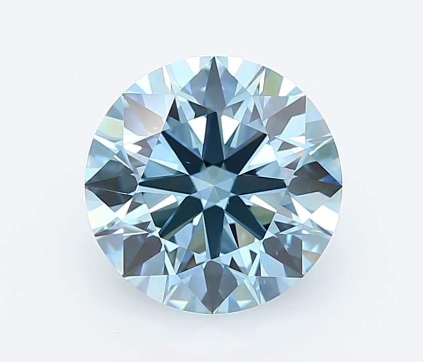 Ideal Loose Diamond - ROUND 2.46ct Fancy Blue VS1: Ideal Loose Diamond - ROUND 2.46ct Fancy Blue VS1 Source: This is a real non-mined Diamond that has been grown in a lab Shape: ROUND Carats: 2.46 Color: Fancy Blue Certification: IGI Video: