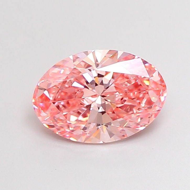 Loose Diamond - OVAL 2.71ct Fancy Vivid Pink VS1: Loose Diamond - OVAL 2.71ct Fancy Vivid Pink VS1 Source: This is a real non-mined Diamond that has been grown in a lab Shape: OVAL Carats: 2.71 Color: Fancy Vivid Pink Certification: IGI Video: