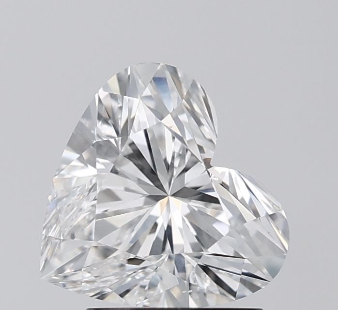Loose Diamond - HEART 2.52ct F VS1: Loose Diamond - HEART 2.52ct F VS1 Source: This is a real non-mined Diamond that has been grown in a lab Shape: HEART Carats: 2.52 Color: F Clarity: VS1 Certification: IGI Video: