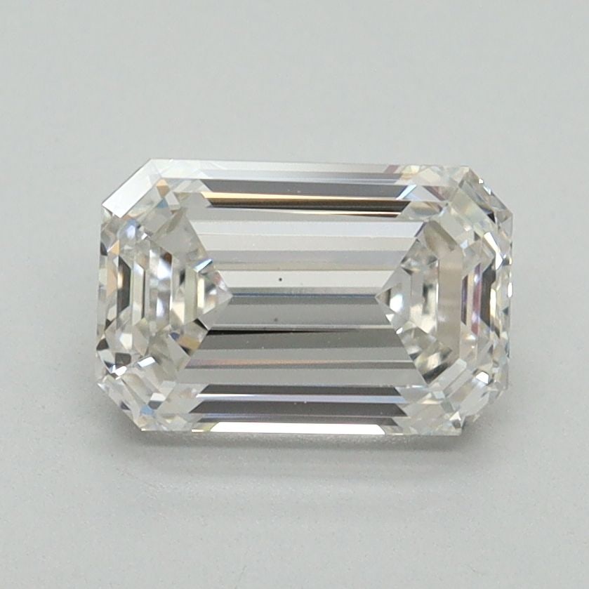 Loose Diamond - EMERALD 1.5ct F VS2: Loose Diamond - EMERALD 1.5ct F VS2 Source: This is a real non-mined Diamond that has been grown in a lab Shape: EMERALD Carats: 1.5 Color: F Clarity: VS2 Certification: NONE Video: