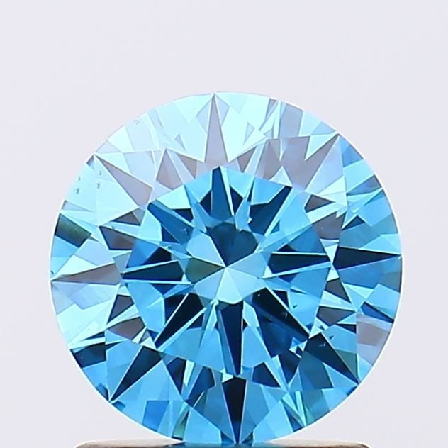Ideal Loose Diamond - ROUND 1.3ct Fancy Vivid Blue VS2 (1 of 1)