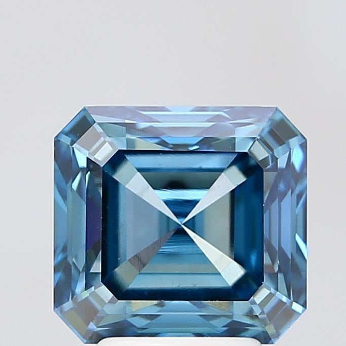 Loose Diamond - ASSCHER 4.04ct Blue VS1: Loose Diamond - ASSCHER 4.04ct Blue VS1 Source: This is a real non-mined Diamond that has been grown in a lab Shape: ASSCHER Carats: 4.04 Color: Blue Certification: NONE Video: