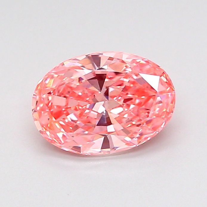 Loose Diamond - OVAL 1.03ct Fancy Vivid Pink VS1: Loose Diamond - OVAL 1.03ct Fancy Vivid Pink VS1 Source: This is a real non-mined Diamond that has been grown in a lab Shape: OVAL Carats: 1.03 Color: Fancy Vivid Pink Certification: IGI Video: