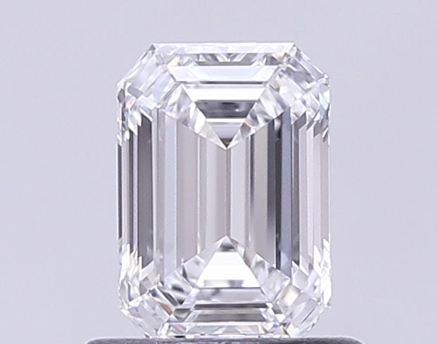 Loose Diamond - EMERALD 0.73ct D VVS1: Loose Diamond - EMERALD 0.73ct D VVS1 Source: This is a real non-mined Diamond that has been grown in a lab Shape: EMERALD Carats: 0.73 Color: D Clarity: VVS1 Certification: IGI PLEASE NOTE: Framed, L