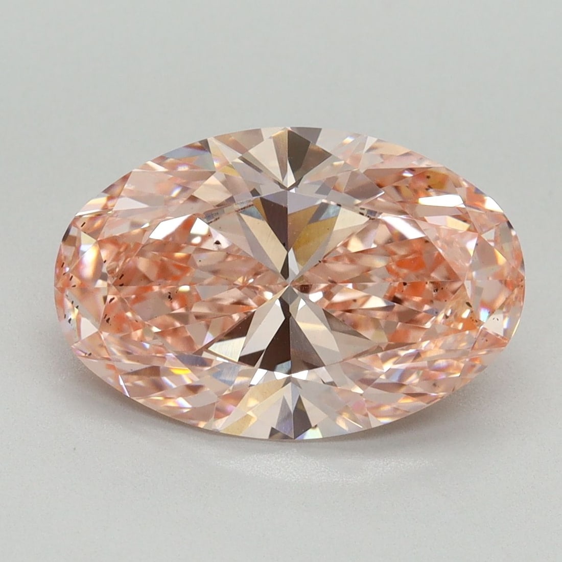 Loose Diamond - OVAL 4.04ct Fancy Vivid Pink SI1: Loose Diamond - OVAL 4.04ct Fancy Vivid Pink SI1 Source: This is a real non-mined Diamond that has been grown in a lab Shape: OVAL Carats: 4.04 Color: Fancy Vivid Pink Certification: IGI Video: