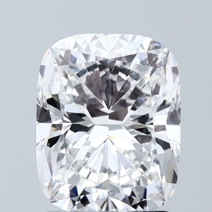 Loose Diamond - CUSHION BRILLIANT 2.08ct E VS1: Loose Diamond - CUSHION BRILLIANT 2.08ct E VS1 Source: This is a real non-mined Diamond that has been grown in a lab Shape: CUSHION BRILLIANT Carats: 2.08 Color: E Clarity: VS1 Certification: IGI Vide