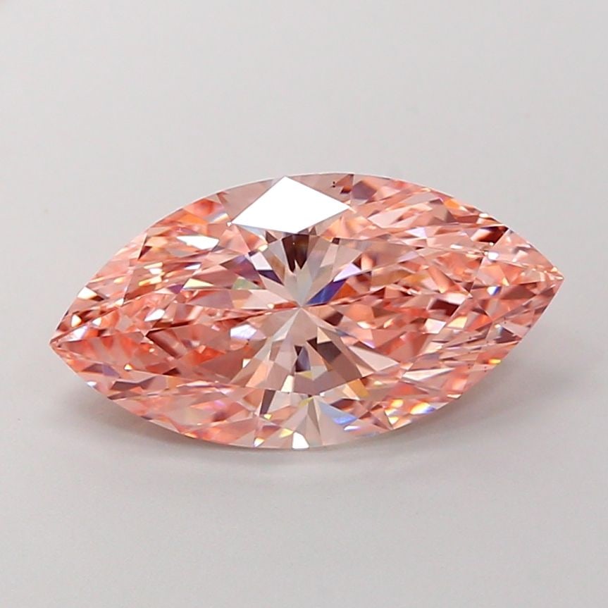 Loose Diamond - MARQUISE 4.02ct Fancy Intense Pink VS1: Loose Diamond - MARQUISE 4.02ct Fancy Intense Pink VS1 Source: This is a real non-mined Diamond that has been grown in a lab Shape: MARQUISE Carats: 4.02 Color: Fancy Intense Pink Certification: IGI V