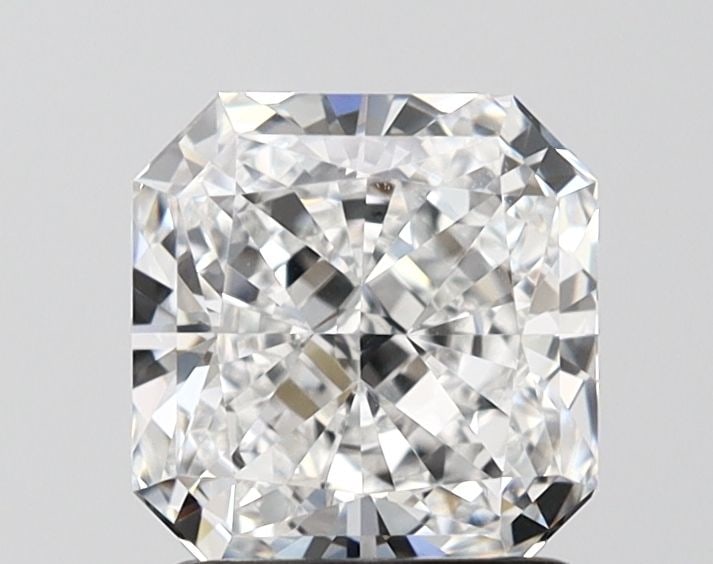 Loose Diamond - SQUARE RADIANT 1.74ct E VVS2: Loose Diamond - SQUARE RADIANT 1.74ct E VVS2 Source: This is a real non-mined Diamond that has been grown in a lab Shape: SQUARE RADIANT Carats: 1.74 Color: E Clarity: VVS2 Certification: IGI Video: