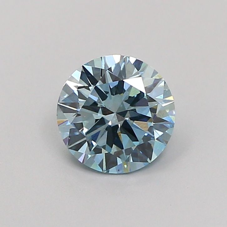 Loose Diamond - ROUND 1.02ct Fancy Intense Blue VS1: Loose Diamond - ROUND 1.02ct Fancy Intense Blue VS1 Source: This is a real non-mined Diamond that has been grown in a lab Shape: ROUND Carats: 1.02 Color: Fancy Intense Blue Certification: IGI Video: