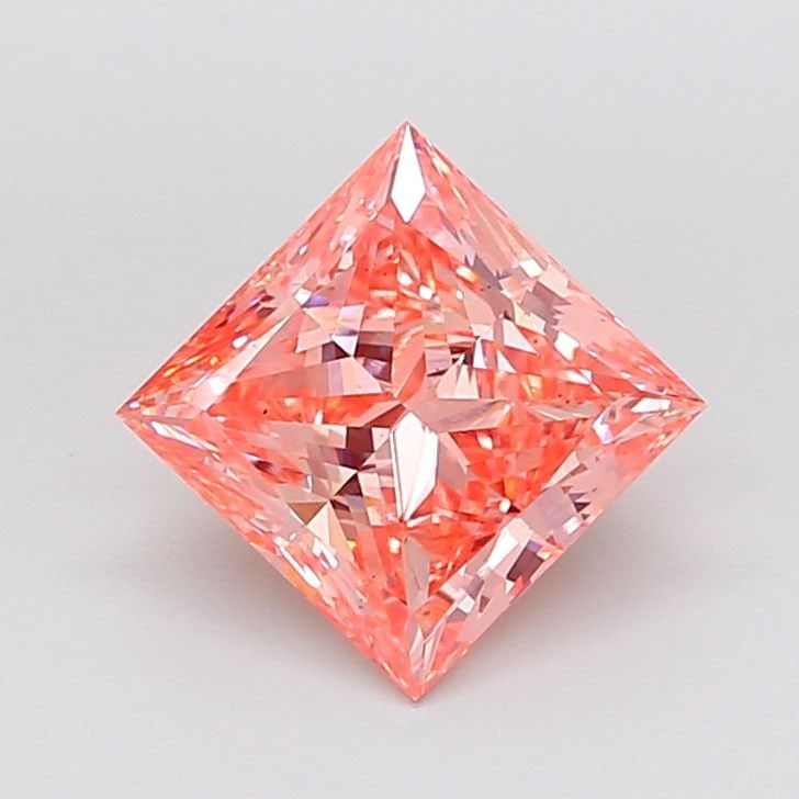 Loose Diamond - PRINCESS 2.78ct Fancy Vivid Pink VS1: Loose Diamond - PRINCESS 2.78ct Fancy Vivid Pink VS1 Source: This is a real non-mined Diamond that has been grown in a lab Shape: PRINCESS Carats: 2.78 Color: Fancy Vivid Pink Certification: IGI Video