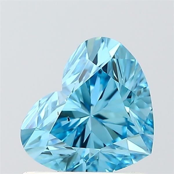 Loose Diamond - HEART 0.99ct Fancy Vivid Blue VS2: Loose Diamond - HEART 0.99ct Fancy Vivid Blue VS2 Source: This is a real non-mined Diamond that has been grown in a lab Shape: HEART Carats: 0.99 Color: Fancy Vivid Blue Certification: IGI Video: