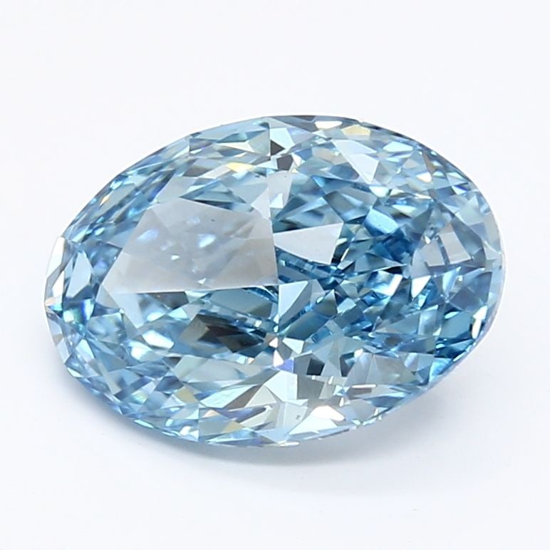 Loose Diamond - OVAL 2.4ct Fancy Vivid Blue VS1: Loose Diamond - OVAL 2.4ct Fancy Vivid Blue VS1 Source: This is a real non-mined Diamond that has been grown in a lab Shape: OVAL Carats: 2.4 Color: Fancy Vivid Blue Certification: IGI Video: Video