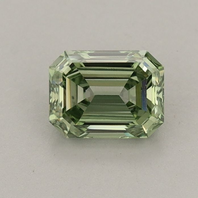 Loose Diamond - EMERALD 0.66ct Fancy Vivid Green VS1: Loose Diamond - EMERALD 0.66ct Fancy Vivid Green VS1 Source: This is a real non-mined Diamond that has been grown in a lab Shape: EMERALD Carats: 0.66 Color: Fancy Vivid Green Certification: IGI PLEAS
