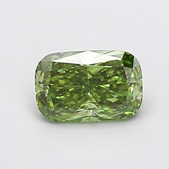 Loose Diamond - CUSHION MODIFIED 1.01ct Fancy Vivid Green VS1: Loose Diamond - CUSHION MODIFIED 1.01ct Fancy Vivid Green VS1 Source: This is a real non-mined Diamond that has been grown in a lab Shape: CUSHION MODIFIED Carats: 1.01 Color: Fancy Vivid Green Certif