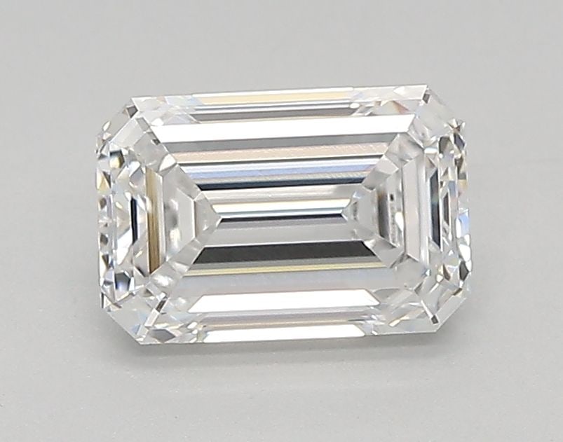 Loose Diamond - EMERALD 0.88ct D VVS2: Loose Diamond - EMERALD 0.88ct D VVS2 Source: This is a real non-mined Diamond that has been grown in a lab Shape: EMERALD Carats: 0.88 Color: D Clarity: VVS2 Certification: IGI Video: