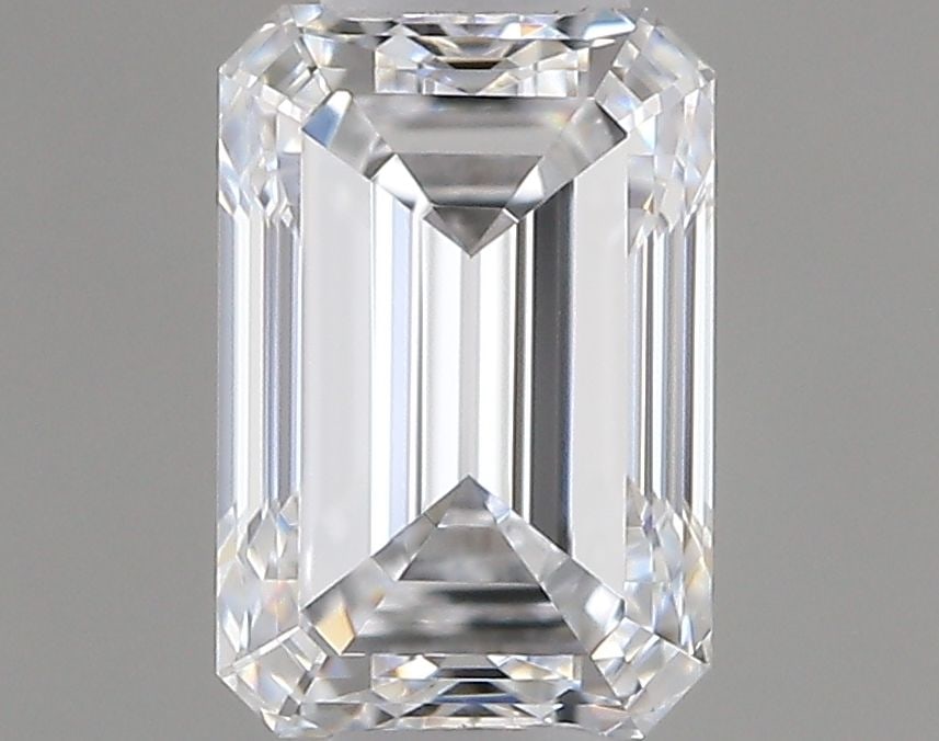 Loose Diamond - EMERALD 0.53ct D VVS1: Loose Diamond - EMERALD 0.53ct D VVS1 Source: This is a real non-mined Diamond that has been grown in a lab Shape: EMERALD Carats: 0.53 Color: D Clarity: VVS1 Certification: IGI Video:
