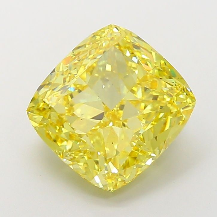 Loose Diamond - CUSHION MODIFIED 8.05ct Fancy Vivid Yellow VS2: Loose Diamond - CUSHION MODIFIED 8.05ct Fancy Vivid Yellow VS2 Source: This is a real non-mined Diamond that has been grown in a lab Shape: CUSHION MODIFIED Carats: 8.05 Color: Fancy Vivid Yellow Cert
