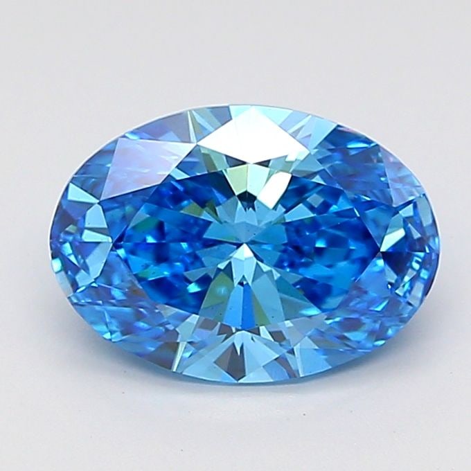 Loose Diamond - OVAL 2.75ct Fancy Vivid Blue VS2: Loose Diamond - OVAL 2.75ct Fancy Vivid Blue VS2 Source: This is a real non-mined Diamond that has been grown in a lab Shape: OVAL Carats: 2.75 Color: Fancy Vivid Blue Certification: IGI Video: